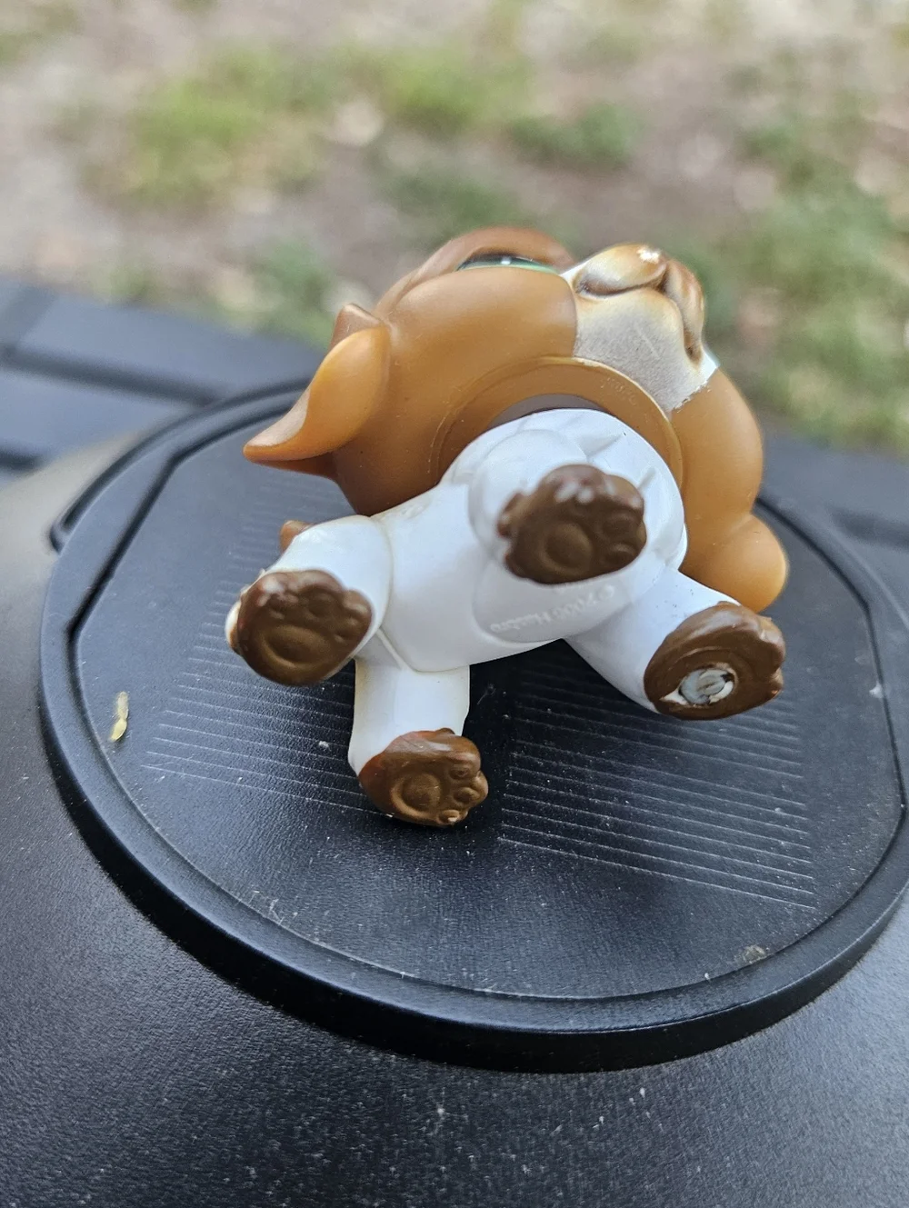 LPS Hasbro #335 Brown/White Saint Bernard Dog Green Eyes 2006 G1‎ Authentic